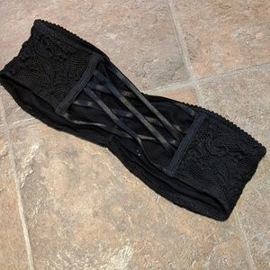 Bundle 5 for $20: Black Lace Bandeau Bralette